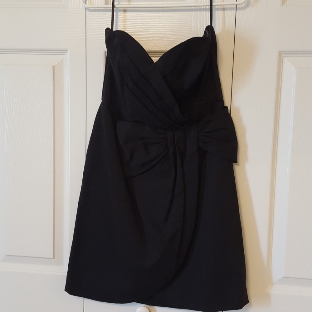 H&M strapless dress with bow design